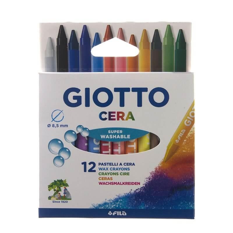 Crayon cire Giotto Maxi bébé - pot de 40 crayons