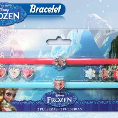 2 bracelets la reine des neiges et 8 breloques