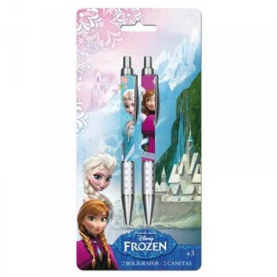 Lot de 2 stylos La reine des neiges sous licence Disney