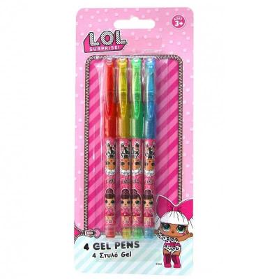 4 stylos gel lol surprise