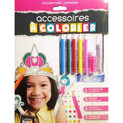 Accessoires à colorier Princesse