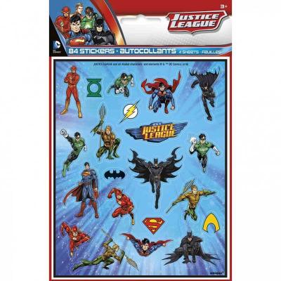 84 Stickers autocollants Justice League