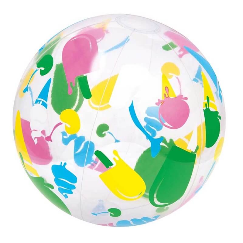 Totalcadeau - Ballon gonflable avec paillettes (51 cm) piscine et mer pas  cher - Jeux de piscine - Rue du Commerce