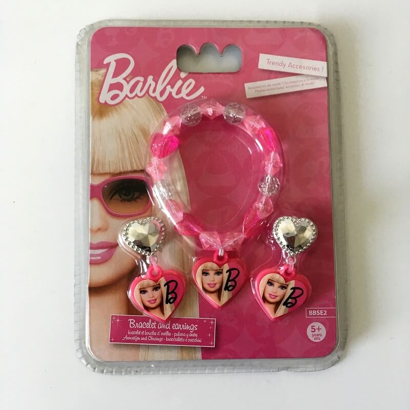 Bijoux barbie bracelet et boucles d oreilles