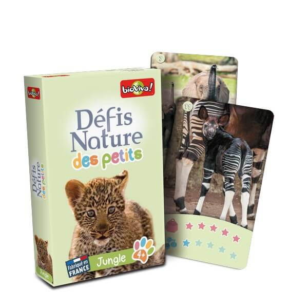 Jeu de cartes Bioviva : Les animaux de la jungle