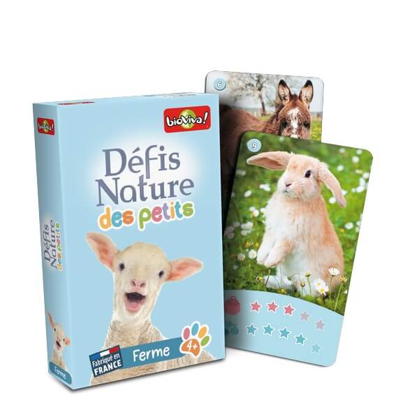 Jeu de cartes Bioviva : Les animaux de la ferme