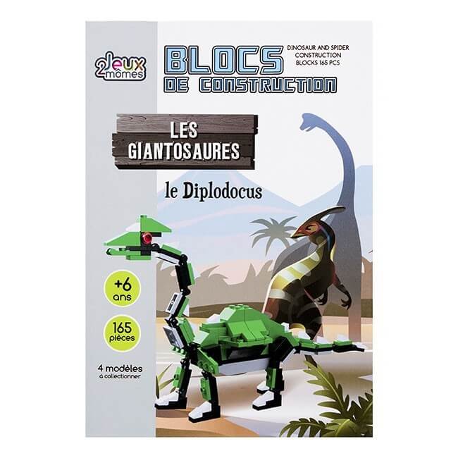 Blocs de construction les giantosaures le diplodocus