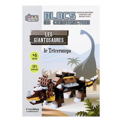 Blocs de Construction dinosaure version Triceratops