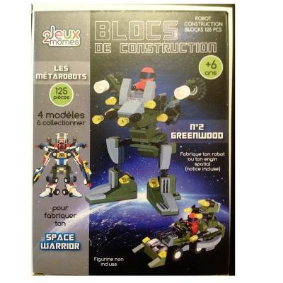 Blocs de construction enfant - Les métarobots - Version Greenwood