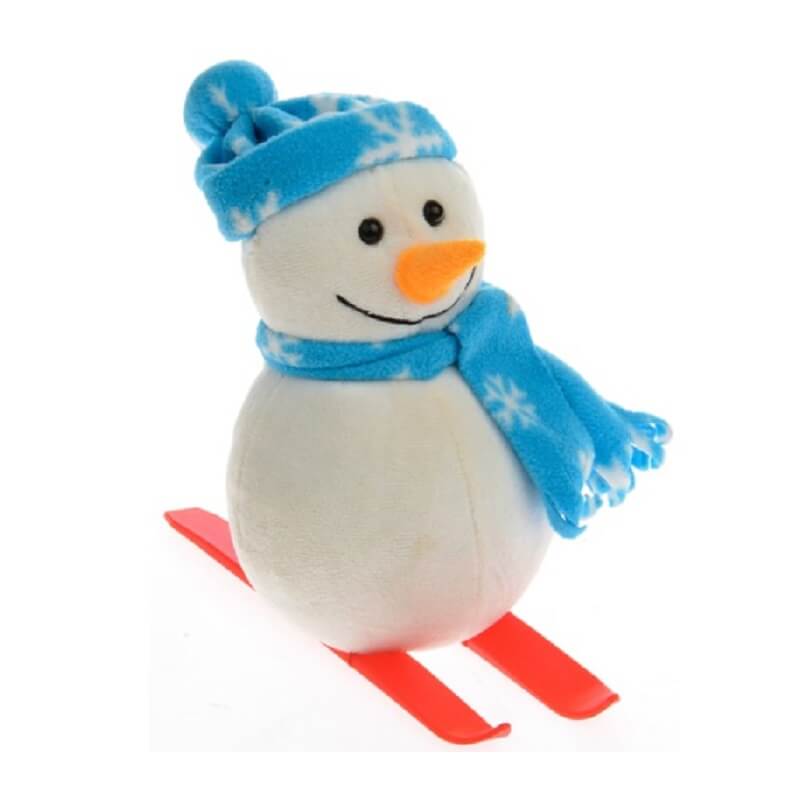 Bonhomme de neige skieur