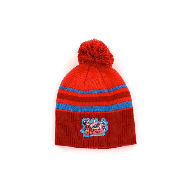 Bonnet avengers a pompon rouge 5991327709323
