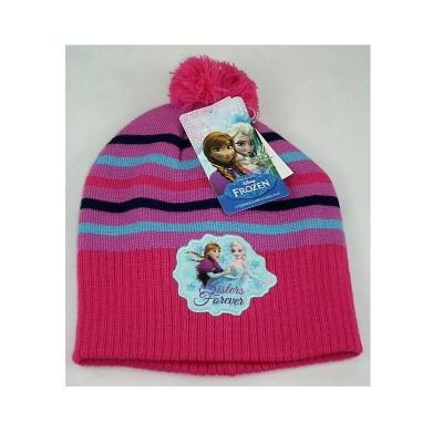 Bonnet la reine des neiges a pompon disney enfant idee cadeau