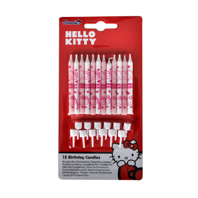 Bougies hello kitty anniversaire 1