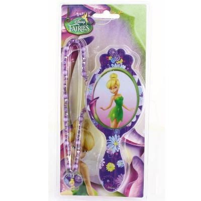 Brosse à cheveux et  son collier Disney fairies