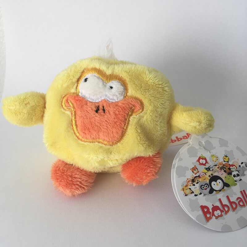 Canard peluche Bobballs Keel Toys, une peluche toute douce