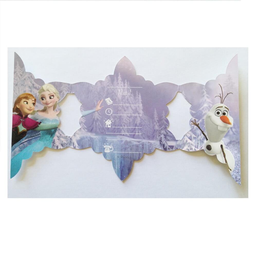 Invitations Anniversaire La Reine Des Neiges Disney