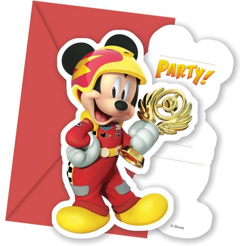 Kit De 6 Cartes D'invitation Anniversaire Pour Enfant Avec Ses