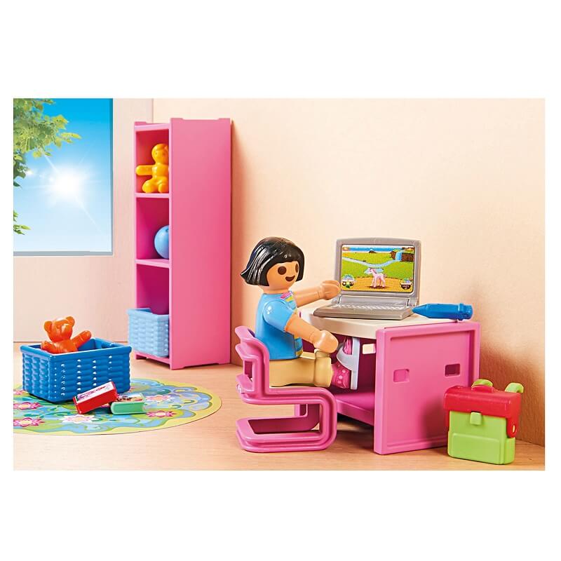 Playmobil Accessoire : Bureau Meuble Vintage Enfant École Maison