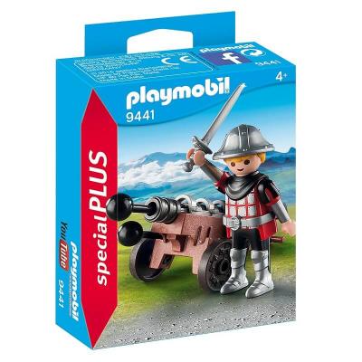 Chevalier et canon Playmobil