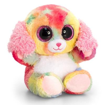 Chien peluche multi couleurs