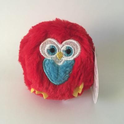 Peluche chouette rouge Bobballs Keel Toys