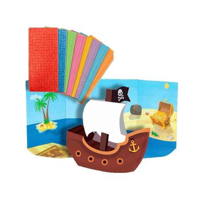 Coffret mosaique 3d bateau pirate