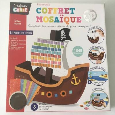 Coffret mosaïque 3D Le monde des pirates