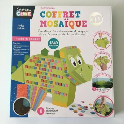 Coffret mosaïque 3D Le temps des dinosaures