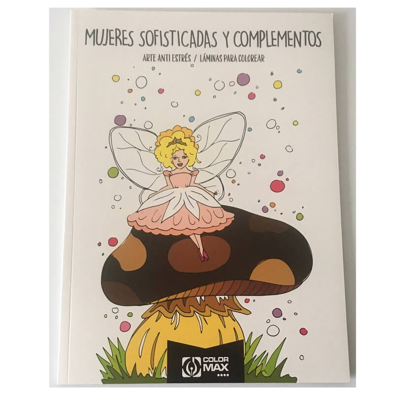 Coloriage mandala femme fees et objets format a4