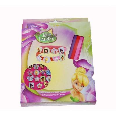 Coffret de 3 bracelets et 18 breloques Disney Fairies