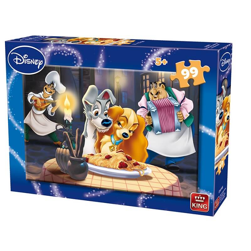 Puzzle La belle et le clochard Disney - Puzzle enfant 5 ans