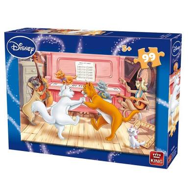 Disney les aristochats puzzle 99 pieces king international