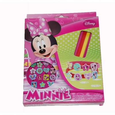 Coffret de 3 bracelets et 18 breloques Minnie