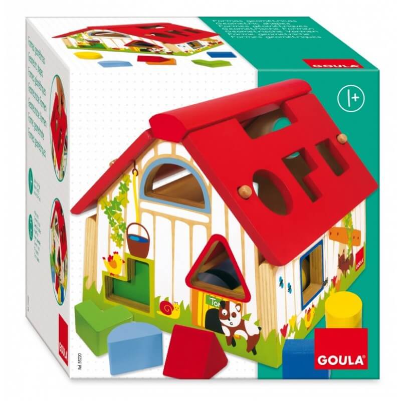 Puzzle Chat - Goula - Jouet 1er âge Bois. De 1 à 2 ans