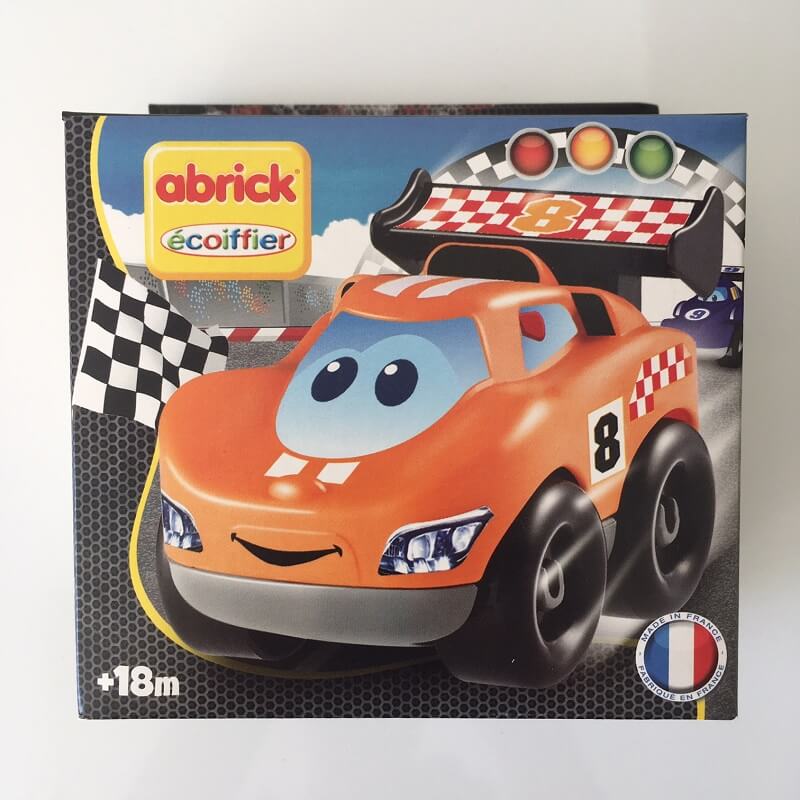 Voiture Formule 1 Abrick Ecoiffier version orange