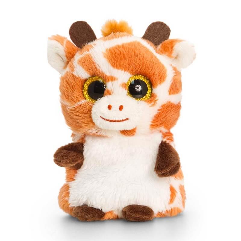 Grande peluche girafe aux gros yeux Keel Toys de 22 cm.