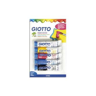 5 tubes de gouache extra fine Giotto