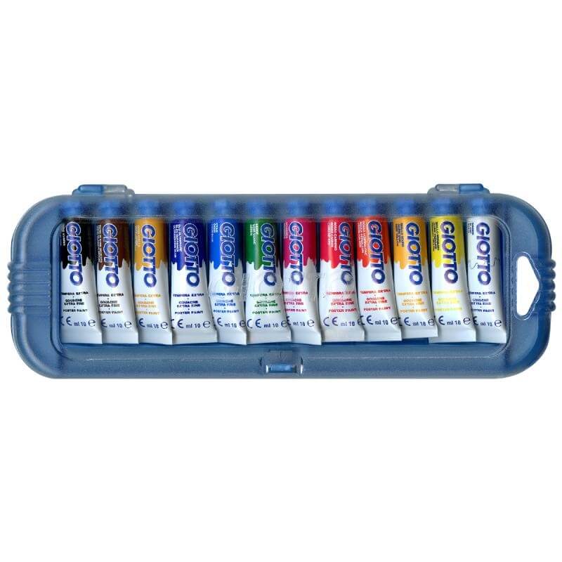 12 tubes de gouache Giotto extra fine - Top cadeau enfant