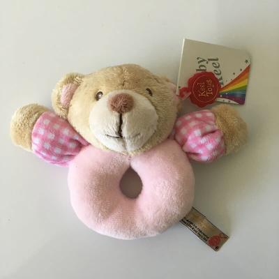 Hochet peluche doudou ours keel toys baby