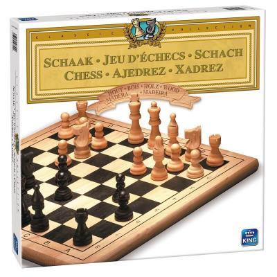 Jeu d'échecs en bois King