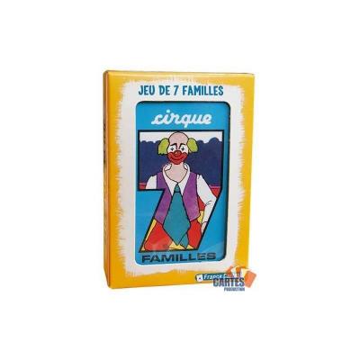 Jeu de 7 familles cirque france cartes