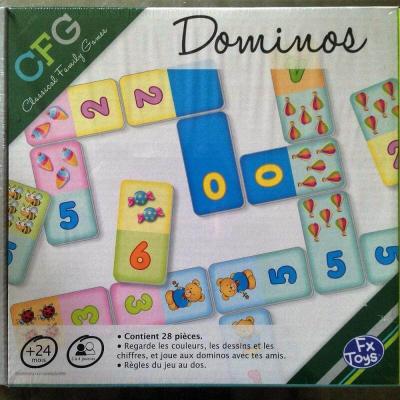 Jeu de dominos pour apprendre les chiffres en jouant.