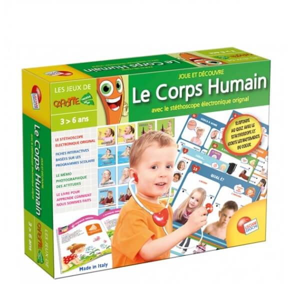 Jeu découverte du corps humain - Idée cadeau enfant 3 à 6 ans