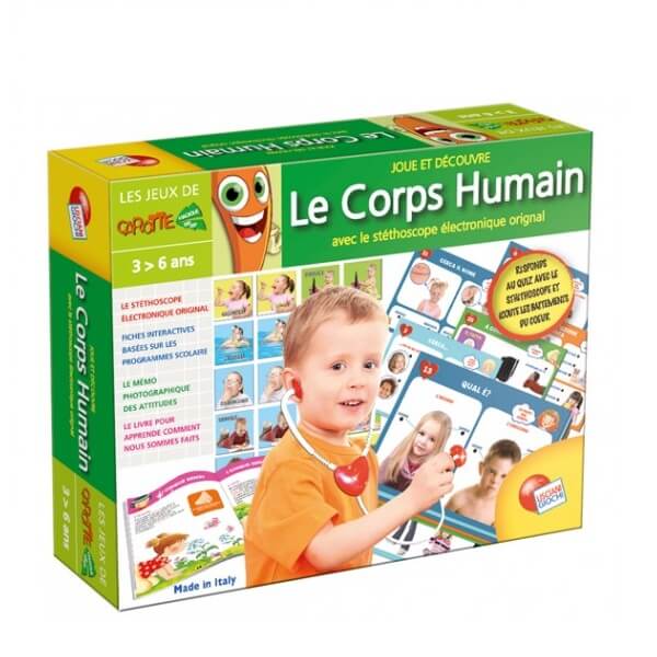 Jeu le corps humain decouverte de 3 a 6 ans