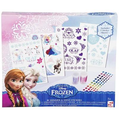 Kit de Stickers la reine des neiges et paillettes