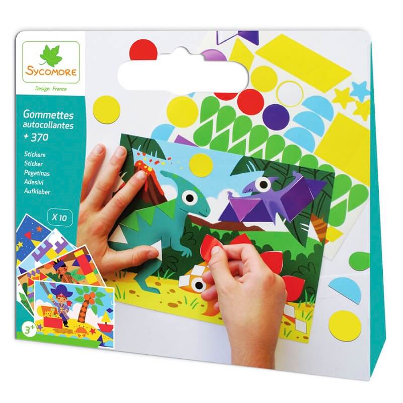 Kit de création enfant en gommettes autocollantes