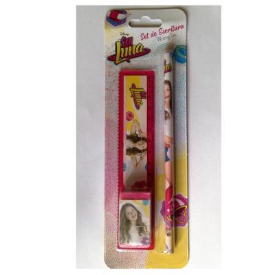 Kit papeterie Soy Luna : Règle crayon et gomme Soy Luna licence Disney