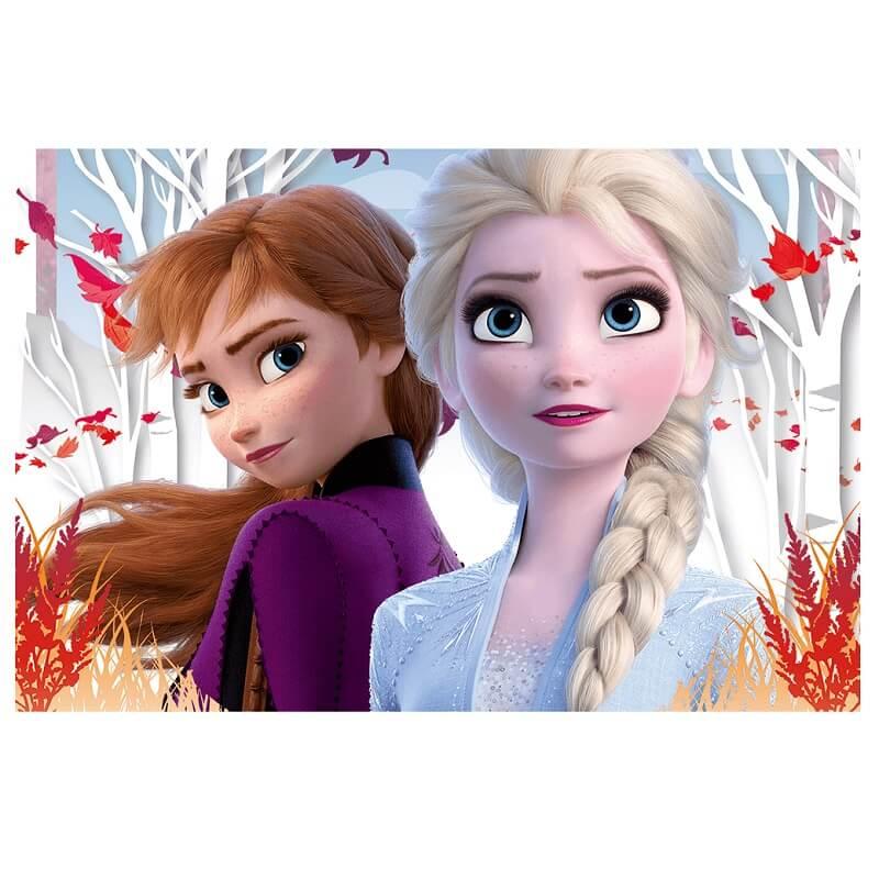 Puzzle 30 pièces La Reine des Neiges 2 Elsa Anna Olaf Frozen