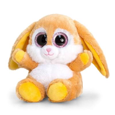 Lapin en peluche aux grandes oreilles et gros yeux