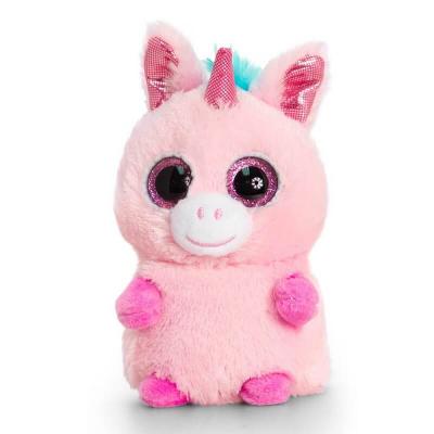 Peluche licorne rose aux gros yeux Mini Motsu Keel Toys